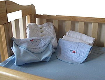 Girl Baby Shower decoration Includes Crib Sheet, body suit,daipers and matching Blanket with Bib (prints may wary)